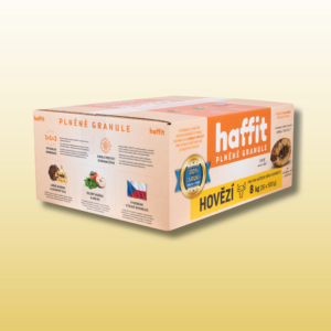 Haffit plněné granule - hovězí
